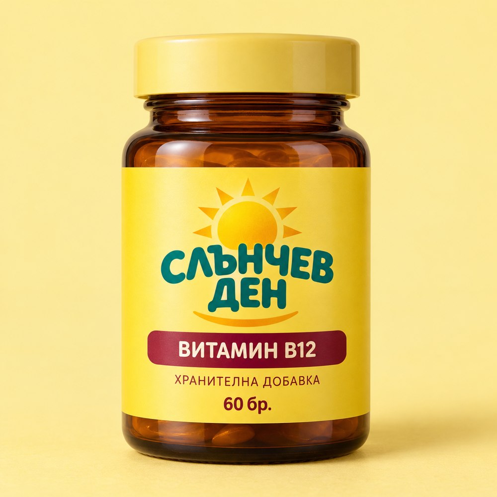СЛЪНЧЕВ ДЕН Витамин B12 — опаковка от 60 бр.