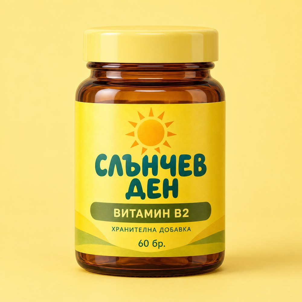 СЛЪНЧЕВ ДЕН Витамин B2 — опаковка от 60 бр.