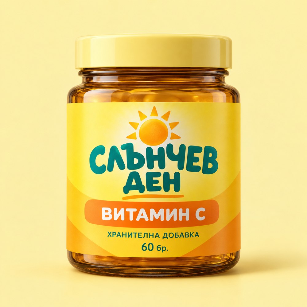 СЛЪНЧЕВ ДЕН Витамин C — опаковка от 60 бр.